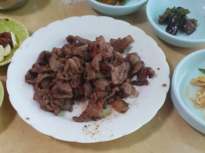 돼지불고기 한 상 차림