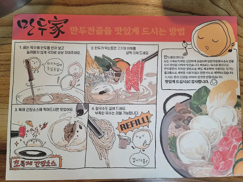 만두가 맛있게 먹는 법