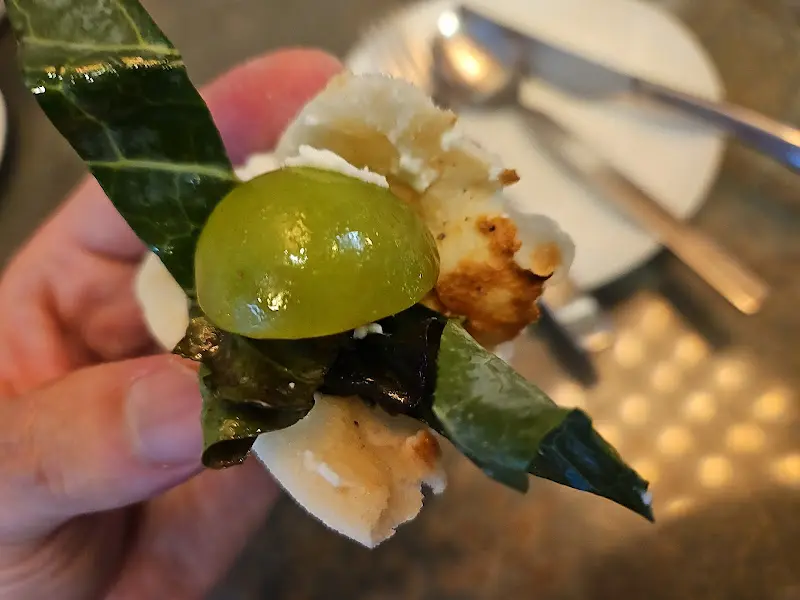 청포도 샐러드 한 입의 행복