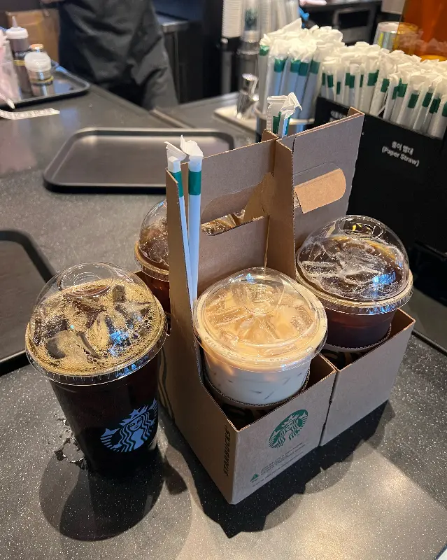 테이크 아웃 음료