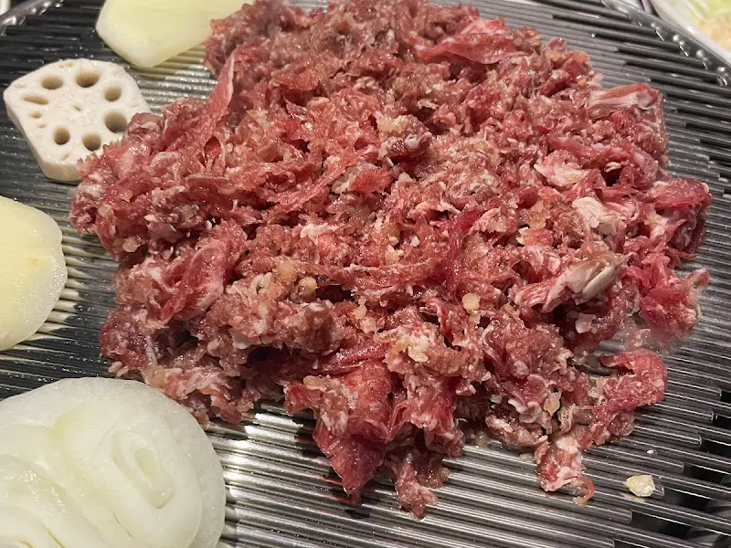 구워지기 전 언양불고기의 모습