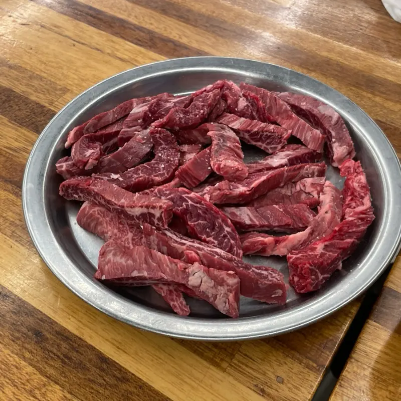 영양숯불갈비 안창살