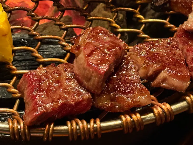 잘 구워진 고기