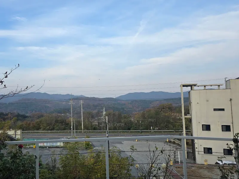 2층에서 바라본 풍경