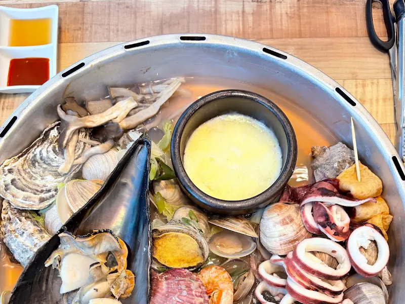 조개전골 전체 샷