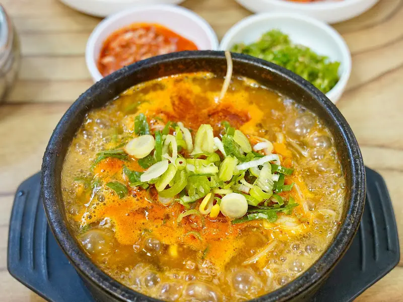 선지해장국의 디테일 샷