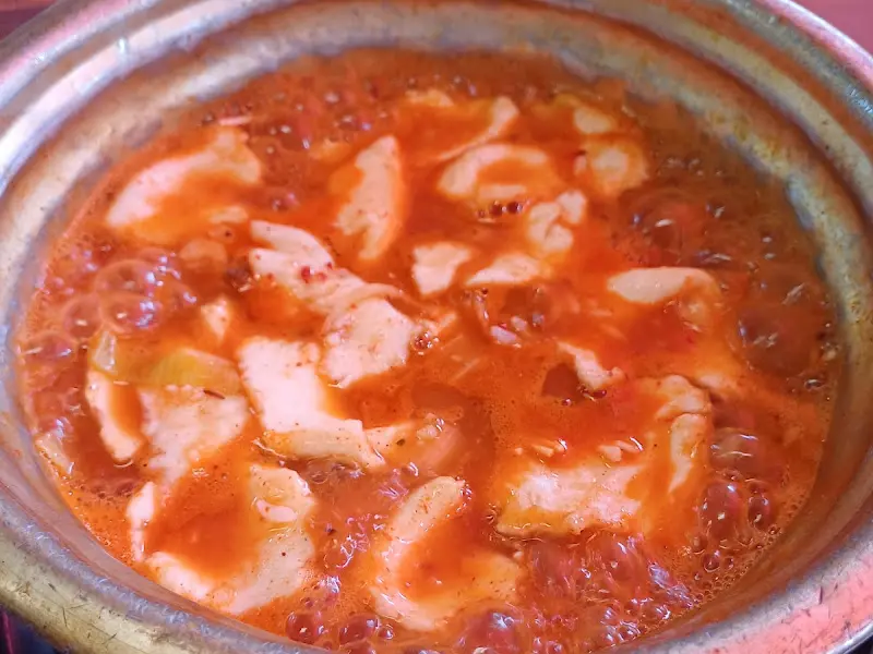 푸짐한 어죽의 비주얼