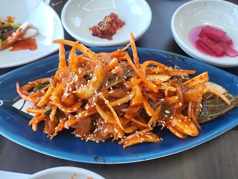 오징어 숙회 무침