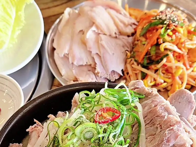 돔베고기 초무침