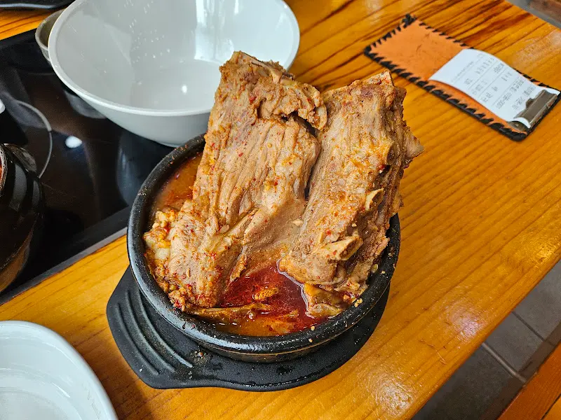 뼈해장국 클로즈업