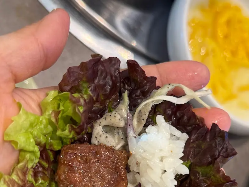 쌈 싸먹는 구운 갈비