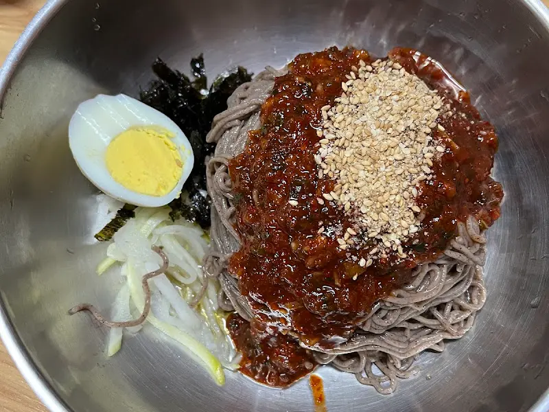 막국수 비빔 전