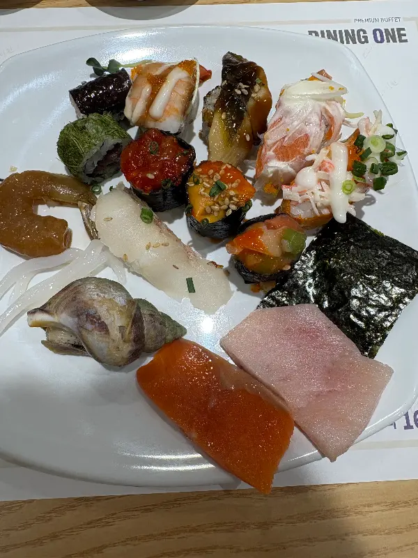 다양한 종류의 초밥