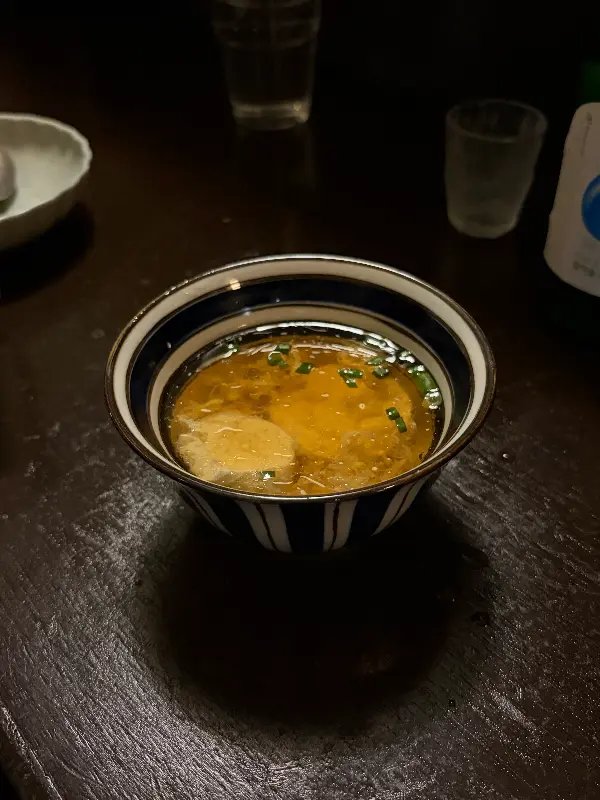 기본으로 제공되는 순두부 계란탕