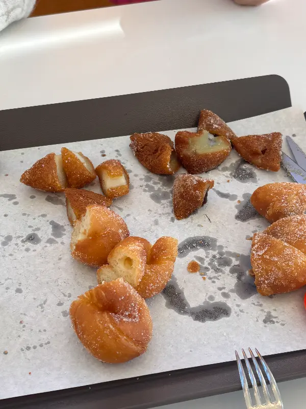 찹쌀도너츠 단면