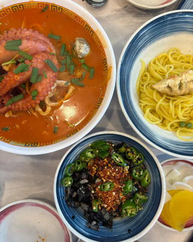 미쓰박짬뽕 한 상 차림