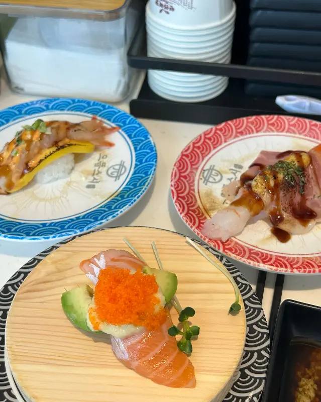 다양한 종류의 초밥