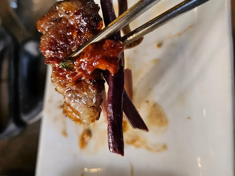 깻잎 장아찌와 우대갈비