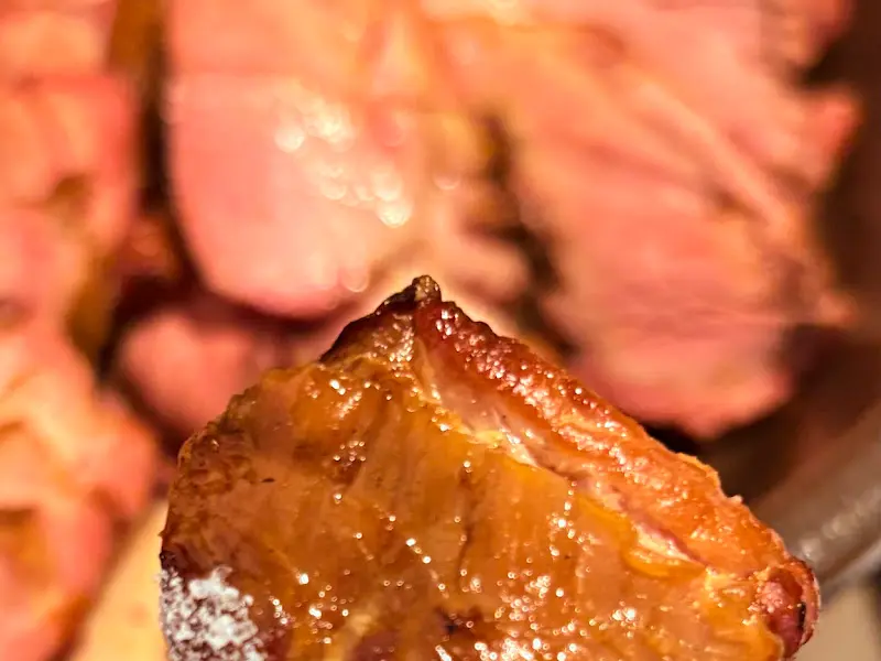 항아리 바베큐 클로즈업