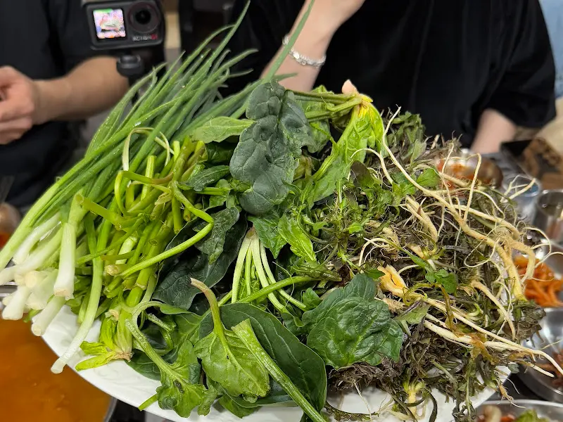 싱싱한 야채 한 접시