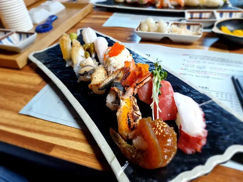 초밥 디테일 샷