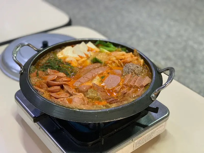 처가집 부대찌개 완성된 모습2