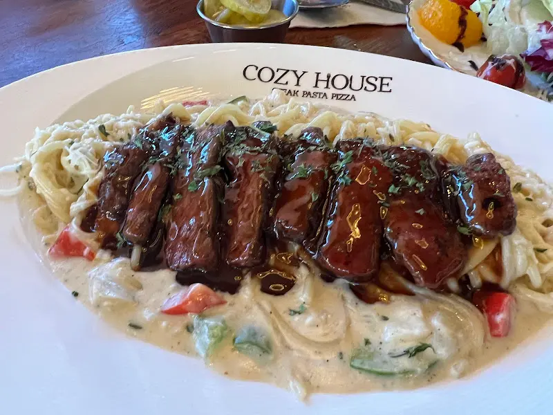 스테이크 파스타