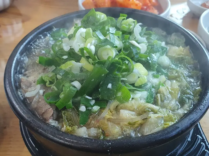 해장국과 깍두기의 조화