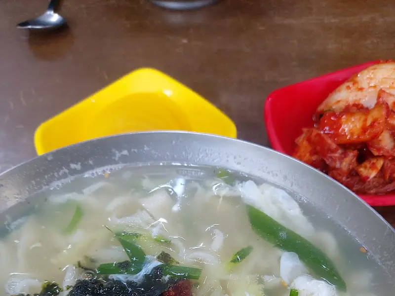 칼국수 근접 사진