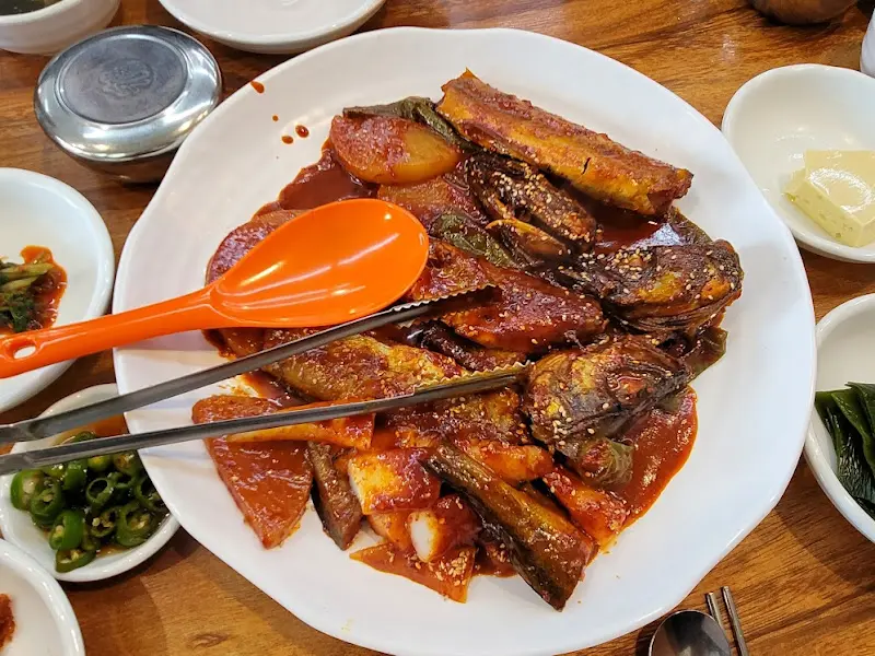 풍촌코다리네 쌈싸먹기