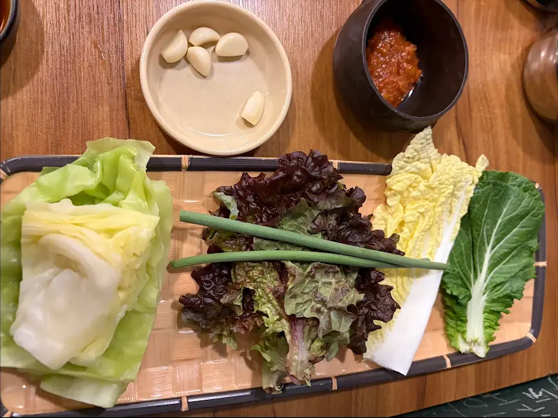 신선한 쌈 채소 모음