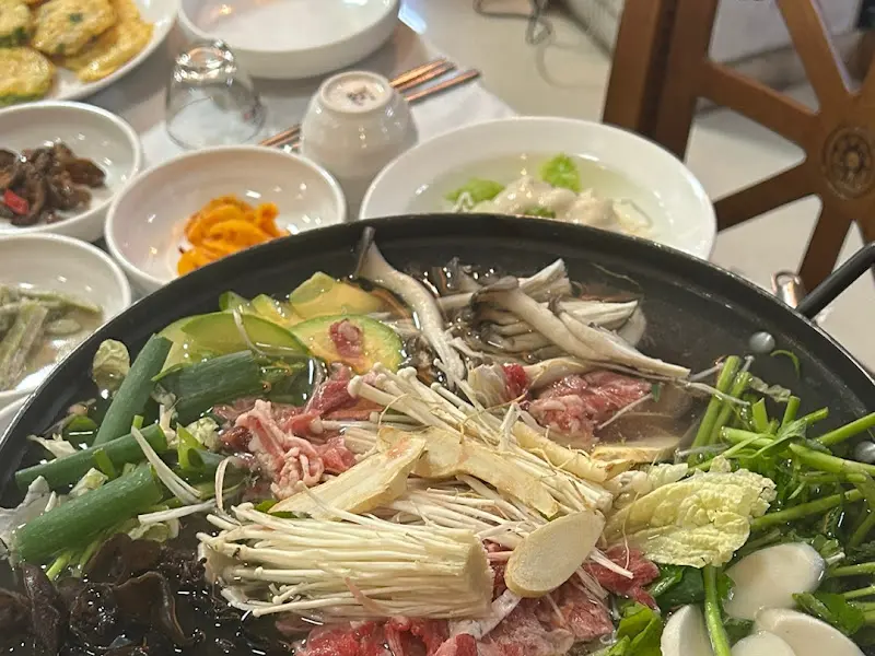 버섯소고기전골