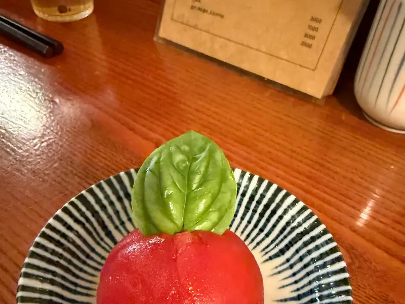 상큼한 바질 토마토