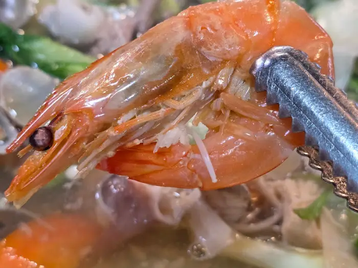 파전 속 낙지 다리