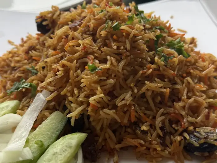 진주 하이아시아 레스토랑의 비리야니 상세 컷