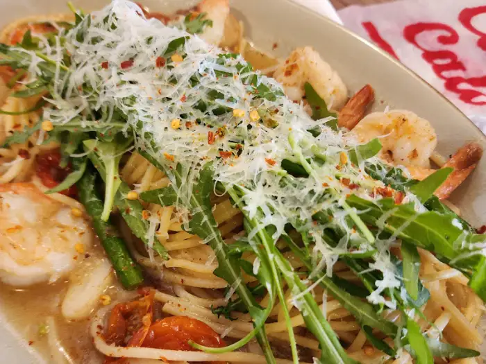 쉬림프 오일 파스타