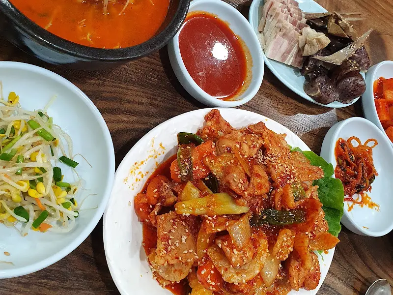 순대, 돼지머릿고기, 제육볶음