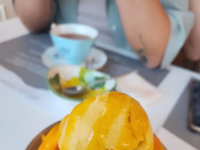 고급스러운 플레이팅의 파스타