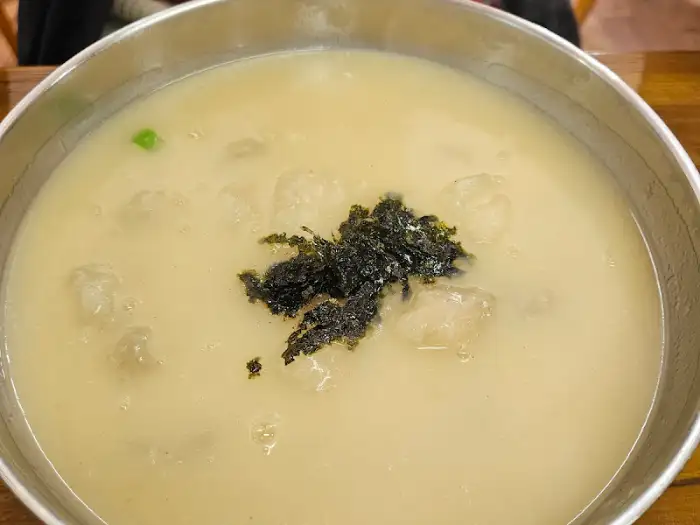 감자옹심이 칼국수 비주얼