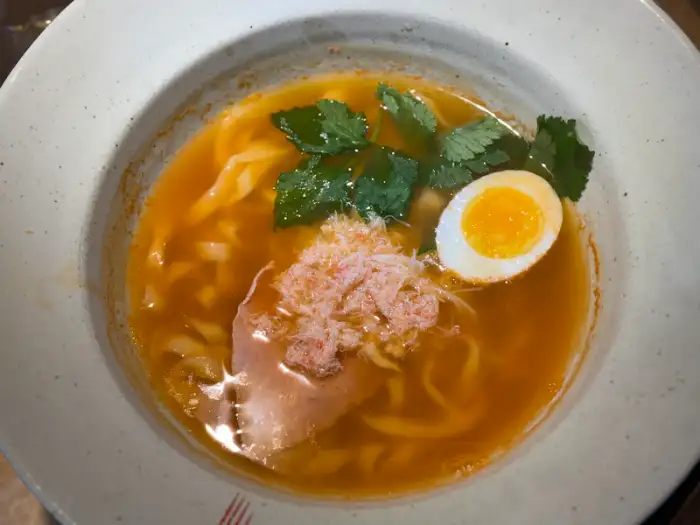 홍게 칼국수 국물