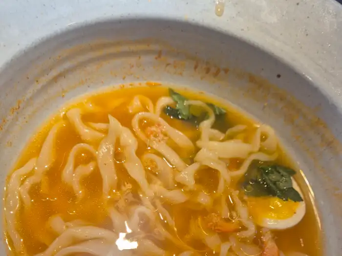 홍게 칼국수 면발