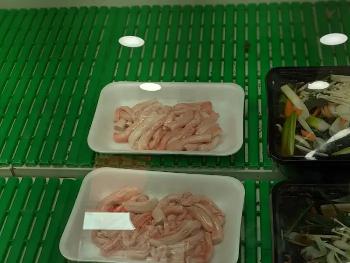 신선한 고기 진열 모습 1