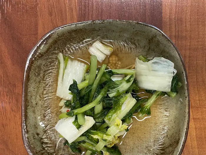 토방국수전문점 비빔밥 재료