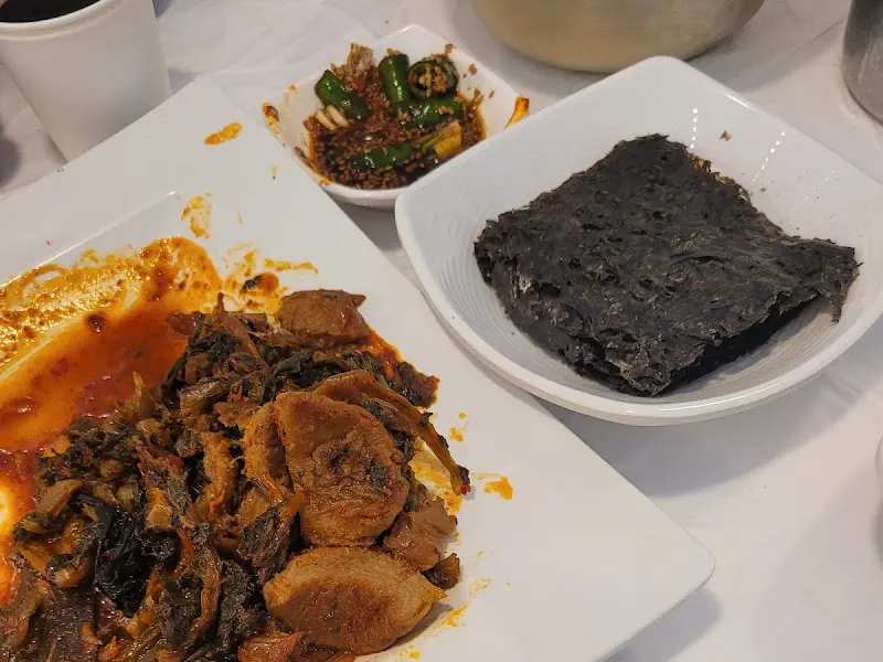 코다리찜과 김의 환상적인 조합