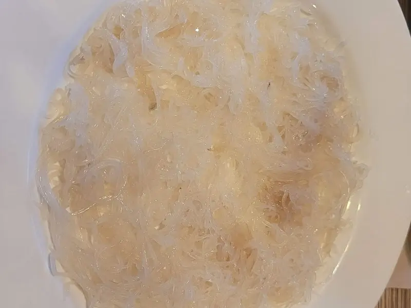 실오징어회의 풍성한 모습