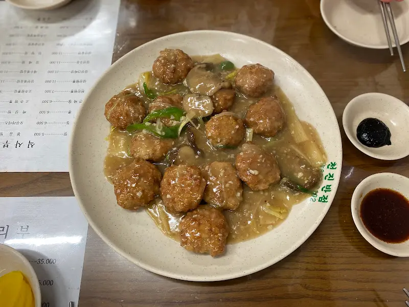 천진반점 난자완스