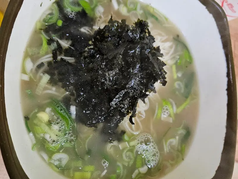 잔치국수 클로즈업