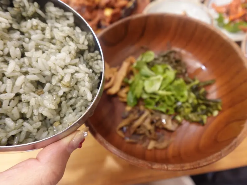 마니산산채 내부