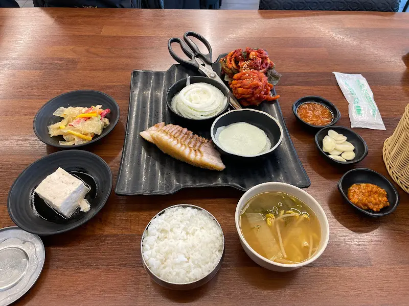 보쌈 정식 한상차림