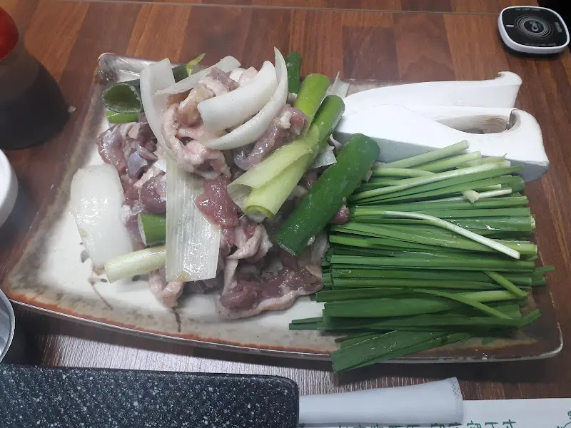 풍성집 오리 로스 재료